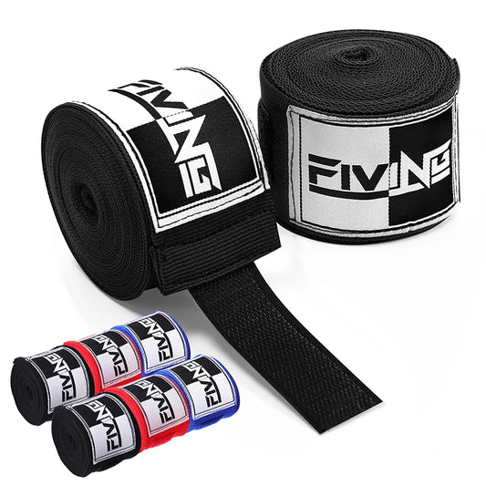 Maro Hand Wraps - Black, Red, White, Blue